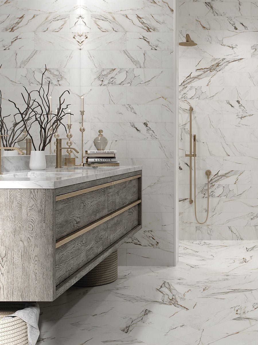 Calacatta Gold Marble Tile 24" x 24" Zicana Boutique - Zicana Boutique - 5