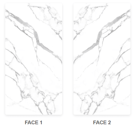 Calacatta Italia Raphael 48" x 96" Field Tile Raphael Porcelain - Zicana Boutique - 5