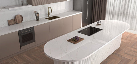 Calacatta Jade Variant Quartz Variant- Zicana Boutique -2