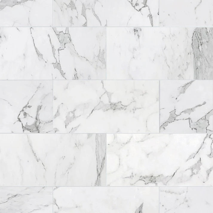 Calacatta Michael Angelo Polished Marble Field Tile 6''x12'' Zicana Boutique - Zicana Boutique - 1