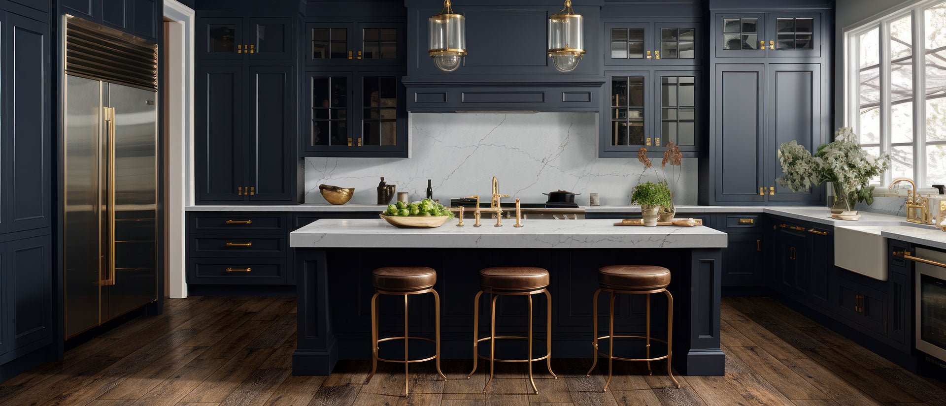 Calacatta Miraggio SeaGlass Msi Q MSI - Zicana Boutique - 2