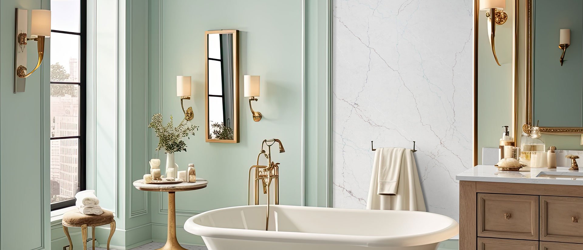 Calacatta Miraggio SeaGlass Msi Q MSI - Zicana Boutique - 5