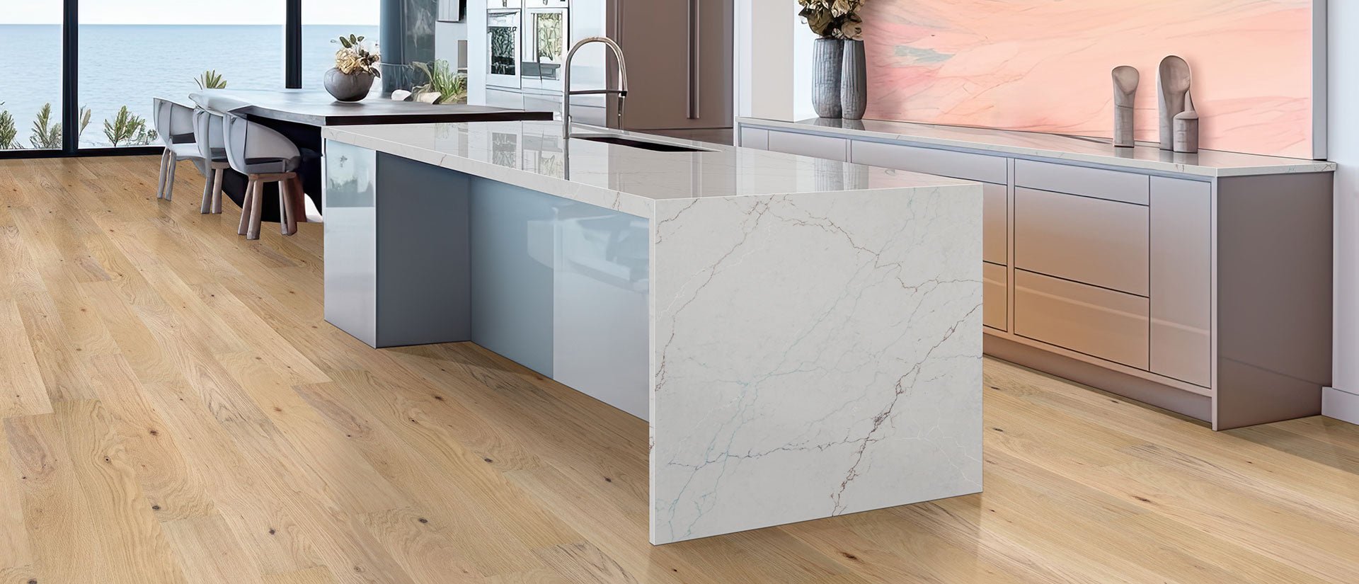 Calacatta Miraggio SeaGlass Msi Q MSI - Zicana Boutique - 9