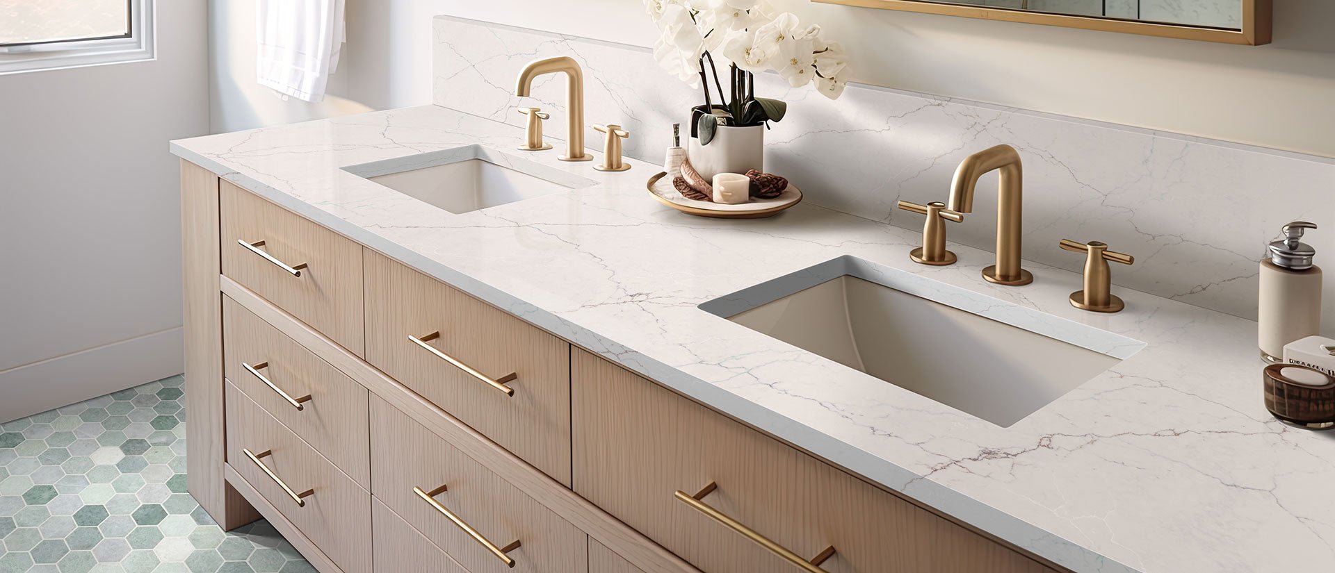 Calacatta Miraggio SeaGlass Msi Q MSI - Zicana Boutique - 4