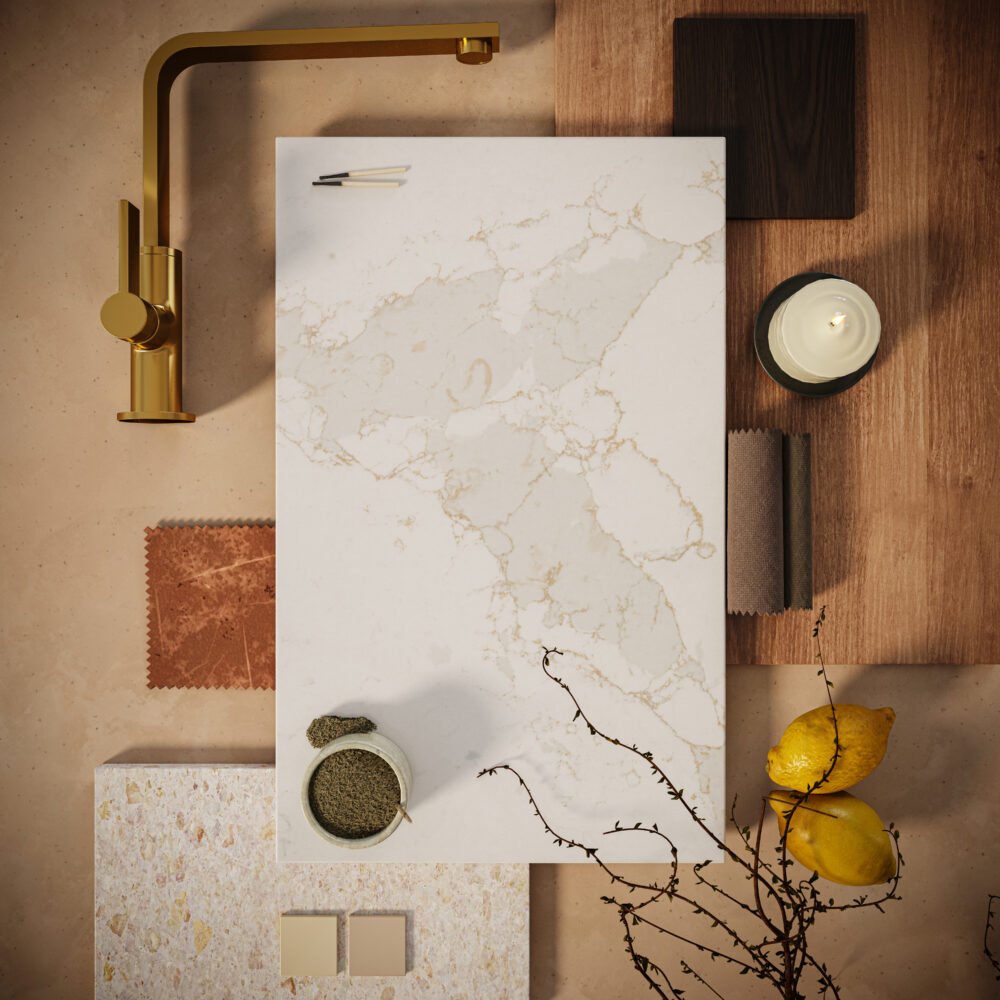 Calacatta Nectar Caesarstone Caesarstone - Zicana Boutique - 4