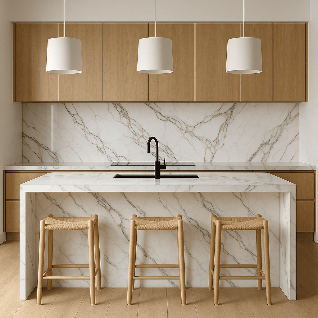 Calacatta Noah Raphael Quartz Raphael Quartz - Zicana Boutique - 2