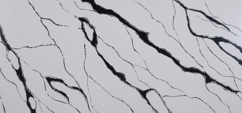 Calacatta Panda Variant Quartz Variant- Zicana Boutique -1