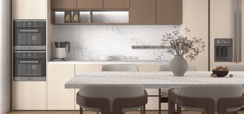 Calacatta Sienna Variant Quartz Variant- Zicana Boutique -2