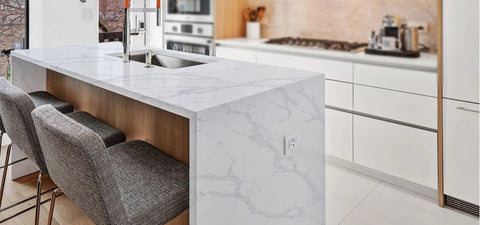 Calacatta Statuario Variant Quartz Variant- Zicana Boutique -2