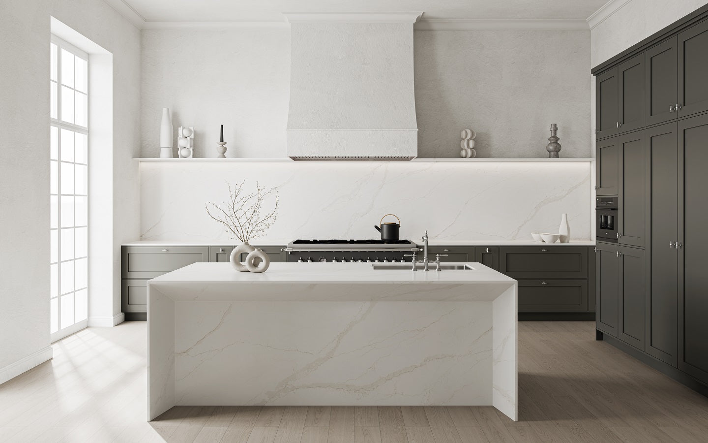 Calacatta Suprema Brushed Viatera Viatera - Zicana Boutique - 4