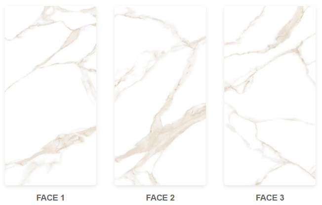 Calacatta Udi Raphael 32" x 64" Field Tile Raphael Porcelain - Zicana Boutique - 8