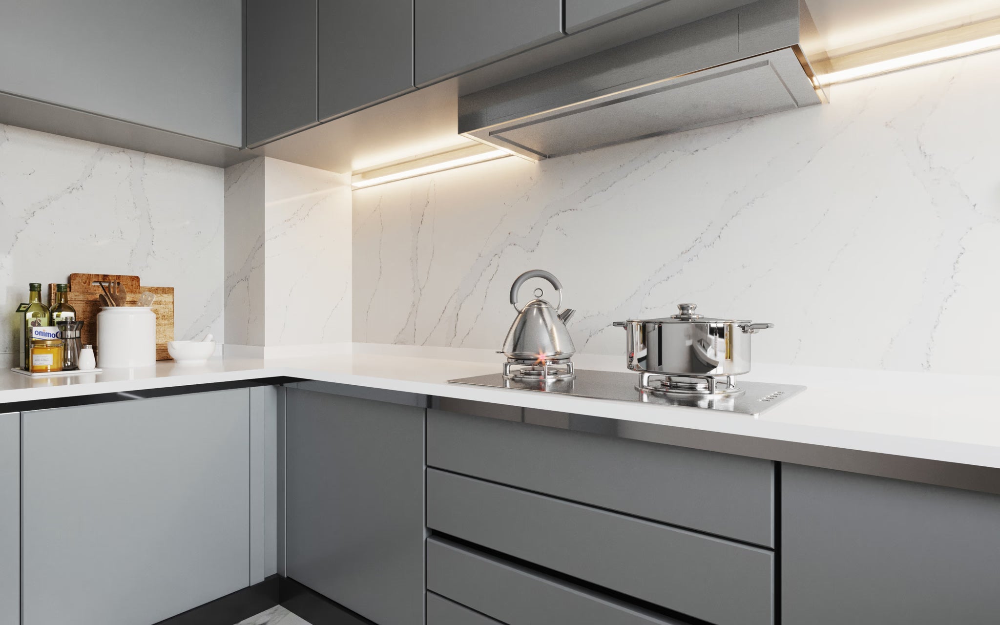 Calacatta Vogue Tessa Quartz Tessa Stones - Zicana Boutique - 2