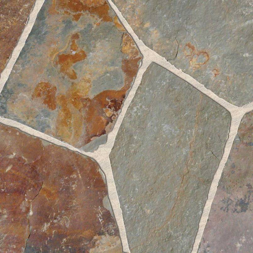 California Gold Slate MSI Field Tiles 18" X 22" Flagstone Pattern MSI - Zicana Boutique - 1