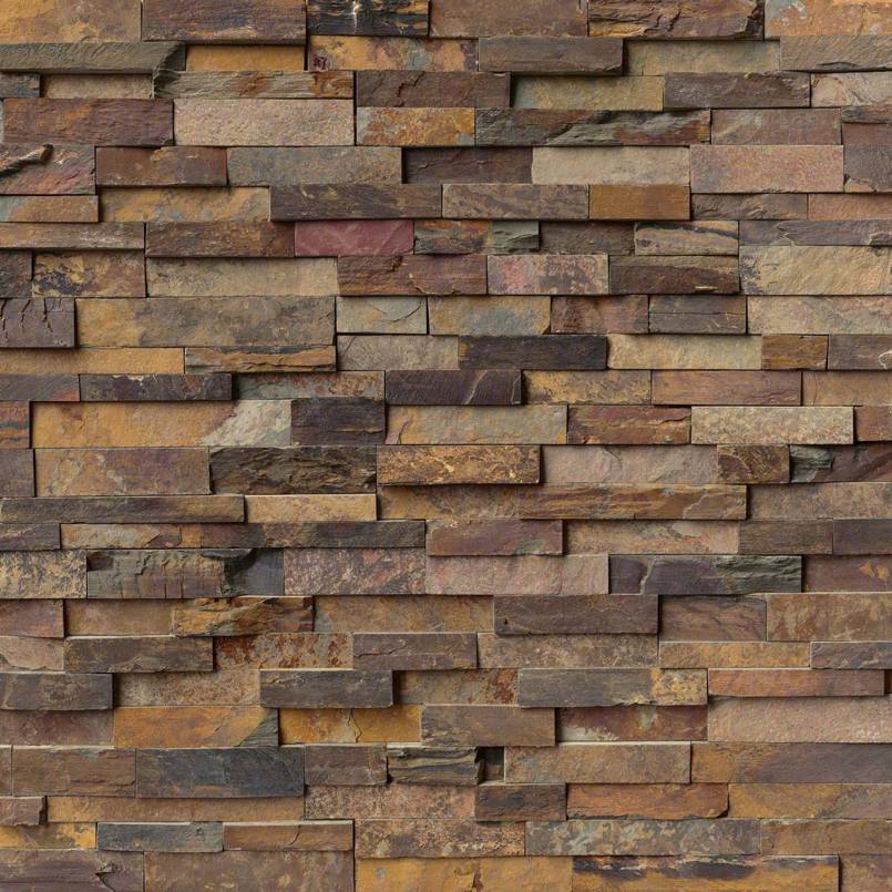 California Gold Slate MSI Field Tiles 6" X 18" Corner MSI - Zicana Boutique - 6