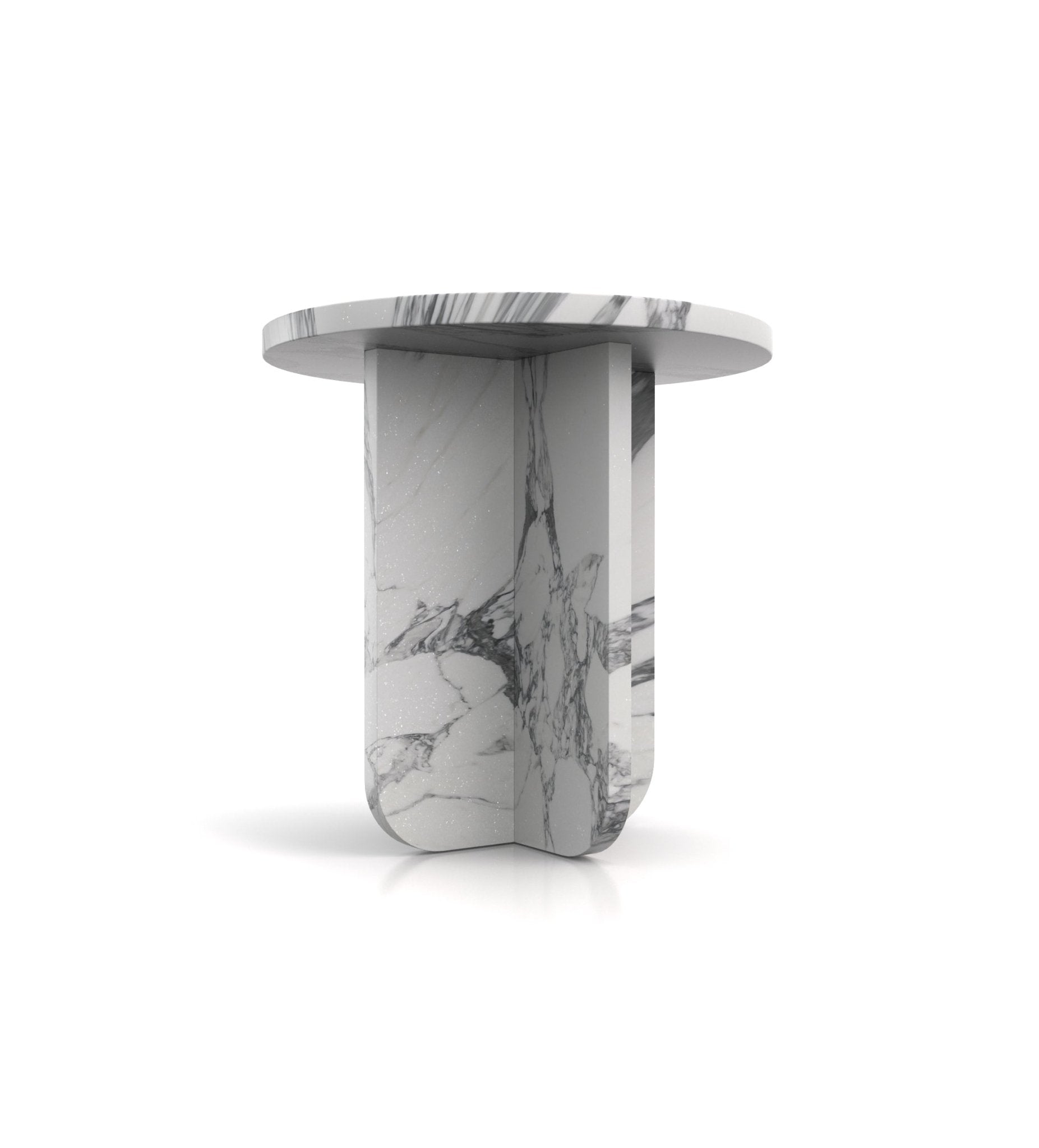 Calypso Side Table Marble Couture - Zicana Boutique - 3
