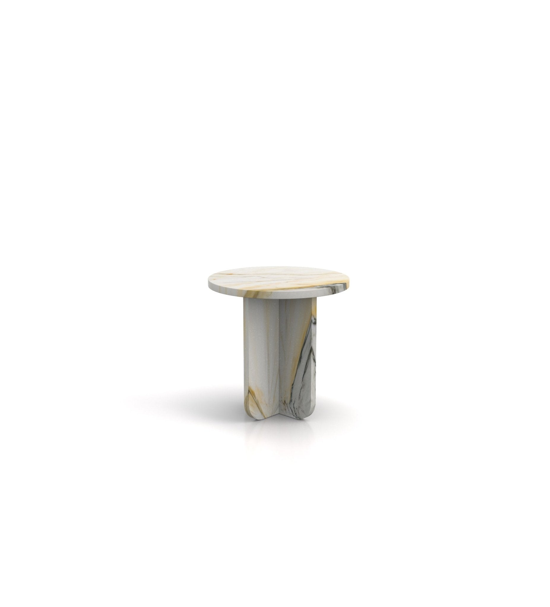 Calypso Side Table Marble Couture - Zicana Boutique - 7