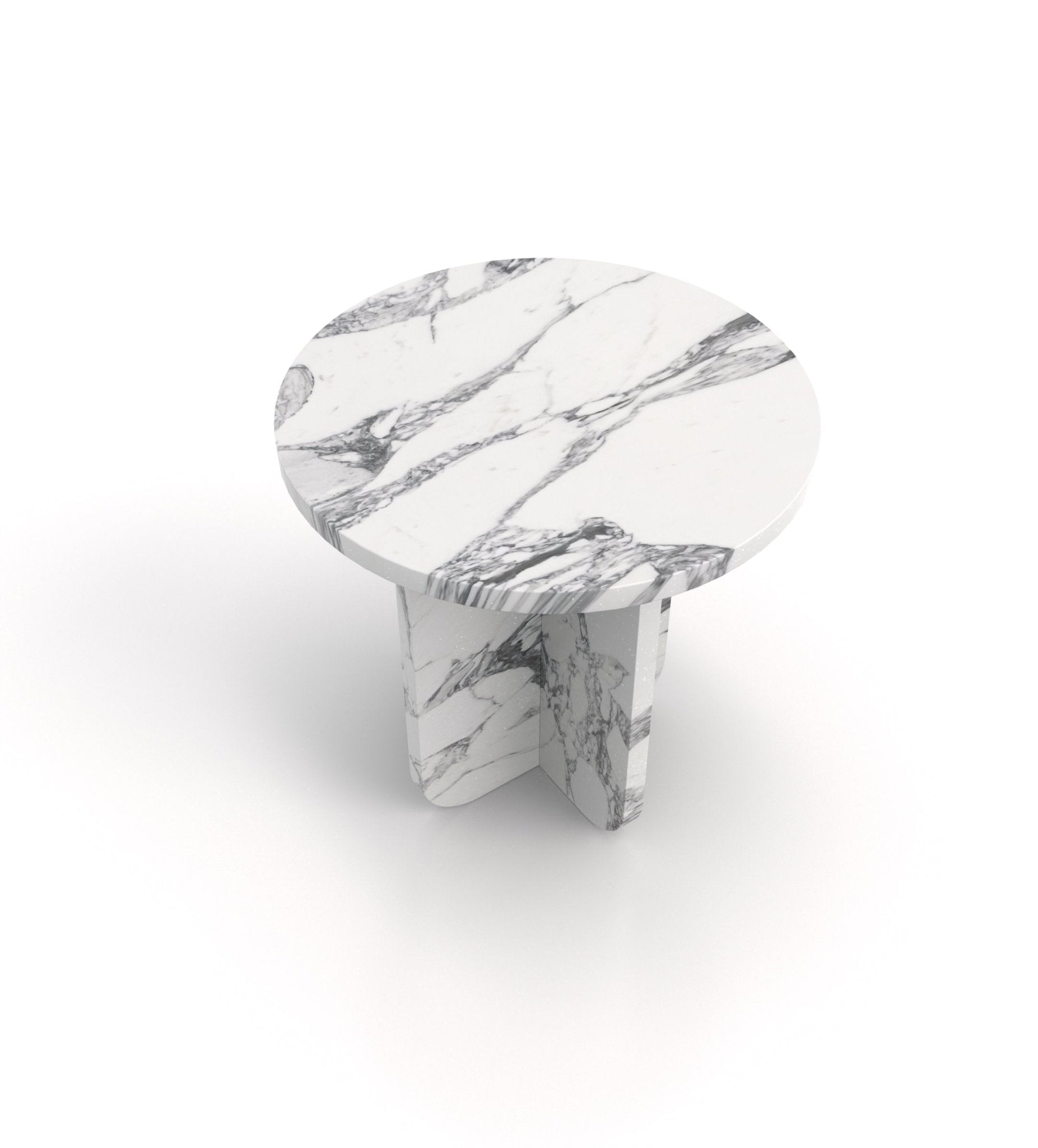 Calypso Side Table Marble Couture - Zicana Boutique - 2