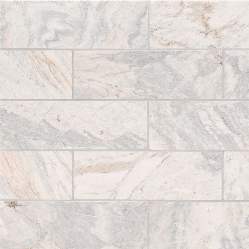 Capri Blue Marble MSI Field Tiles 4" X 12" MSI - Zicana Boutique - 4