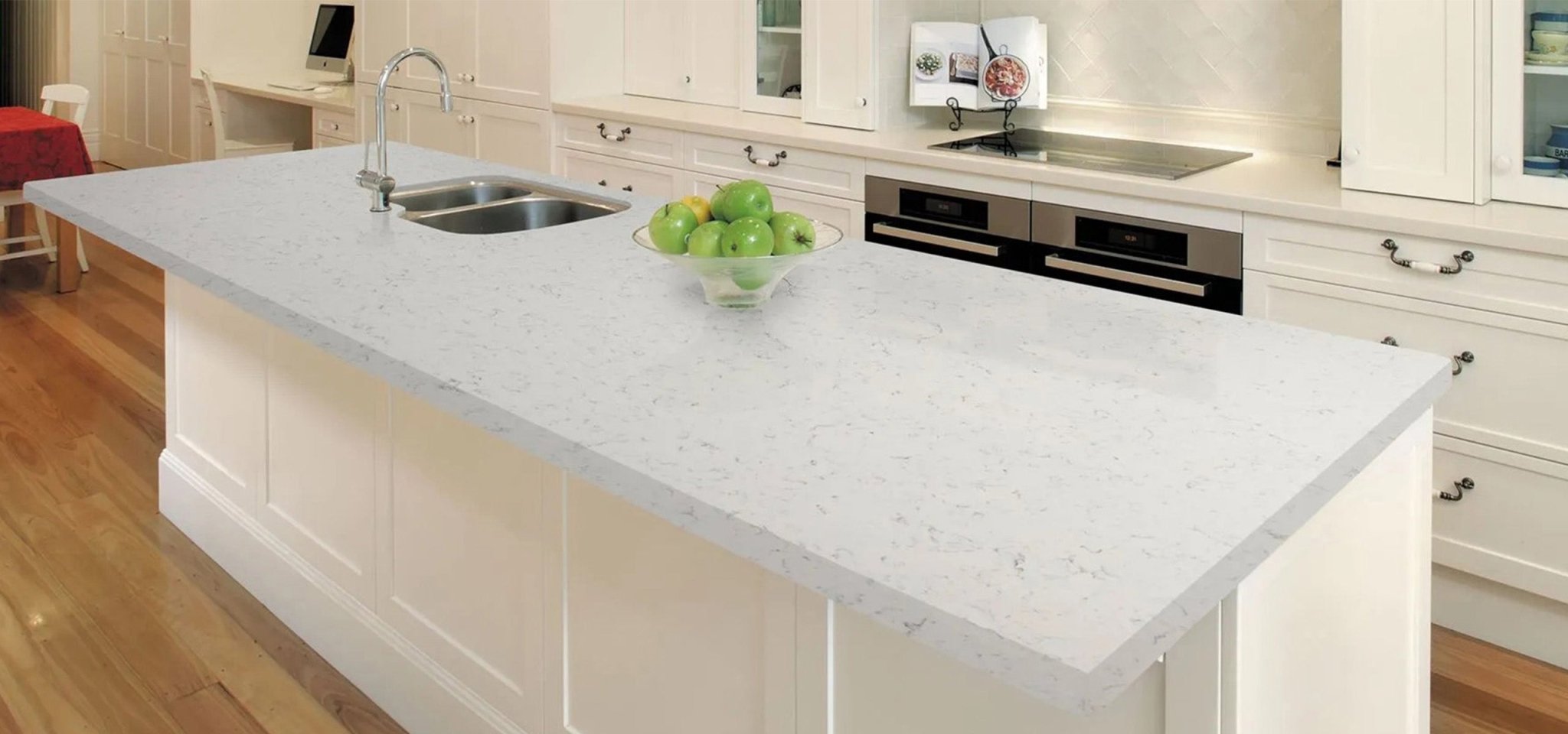 Carrara Bianco Variant Quartz Variant- Zicana Boutique -4