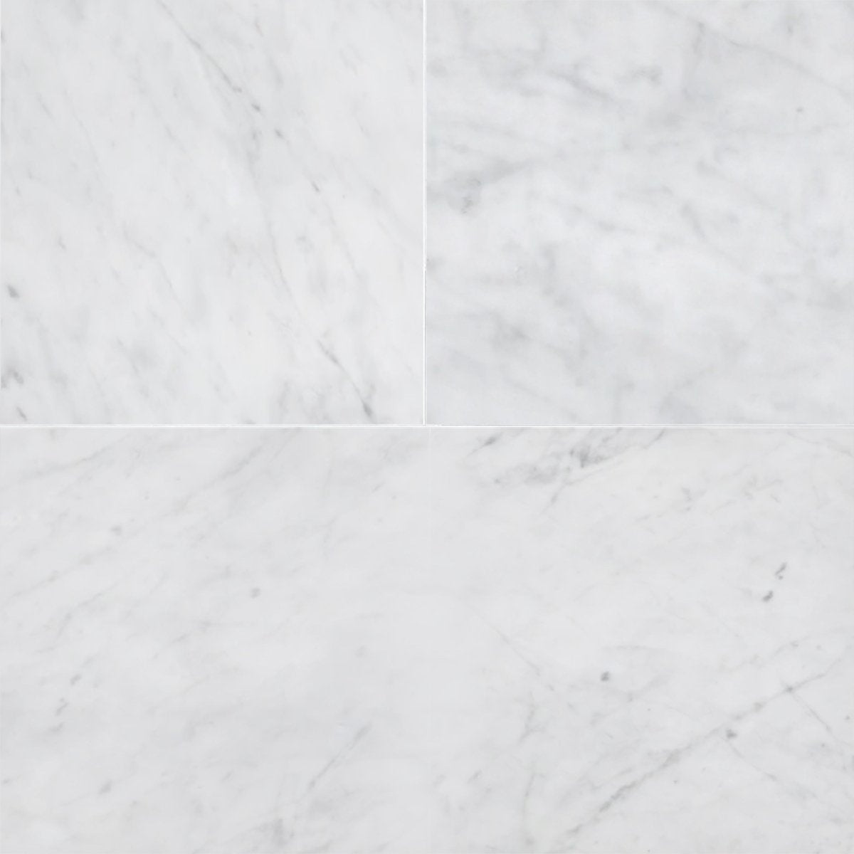 Carrara Honed Marble Field Tile 12''x24''x3/8'' Zicana Boutique - Zicana Boutique - 1