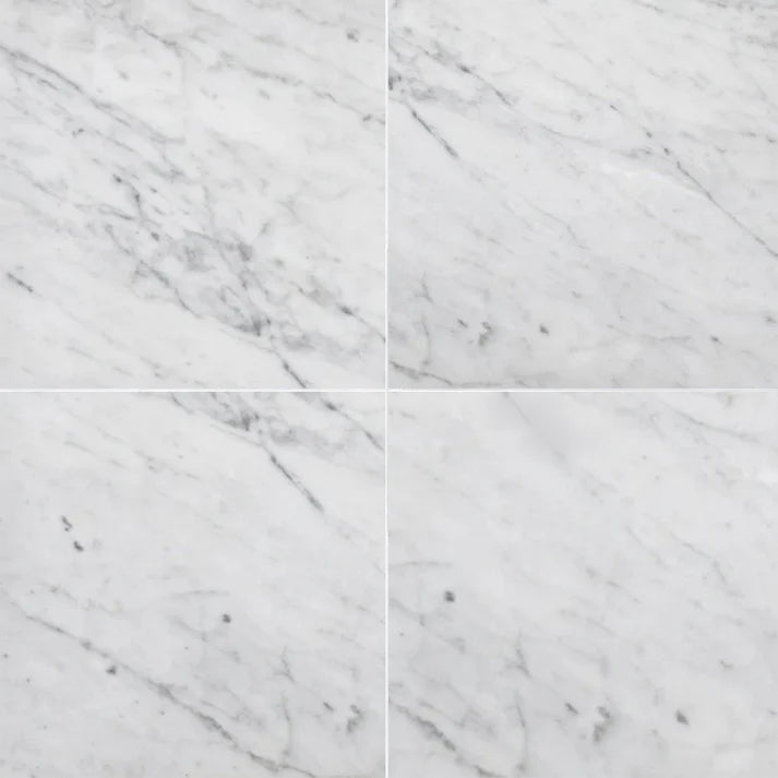 Carrara Marble Field Tile 12''x12'' Zicana Boutique - Zicana Boutique - 1