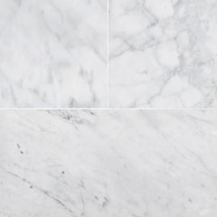 Carrara Polished Marble Field Tile 12''x24''x3/8'' Zicana Boutique - Zicana Boutique - 1