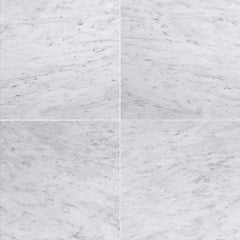 Carrara Select Polished Marble File Tile 18''x18''x3/8'' Zicana Boutique - Zicana Boutique - 1