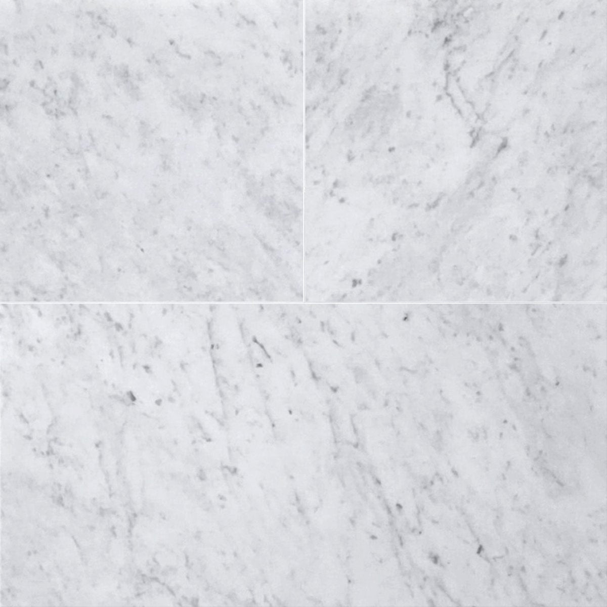 Carrara Select Polished Marble File Tile 18''x36''x3/8'' Zicana Boutique - Zicana Boutique - 1