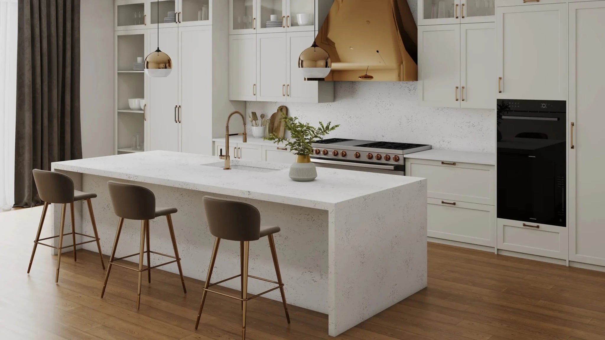 Carrara Vario Pental Quartz Architectural Surfaces - Zicana Boutique - 3