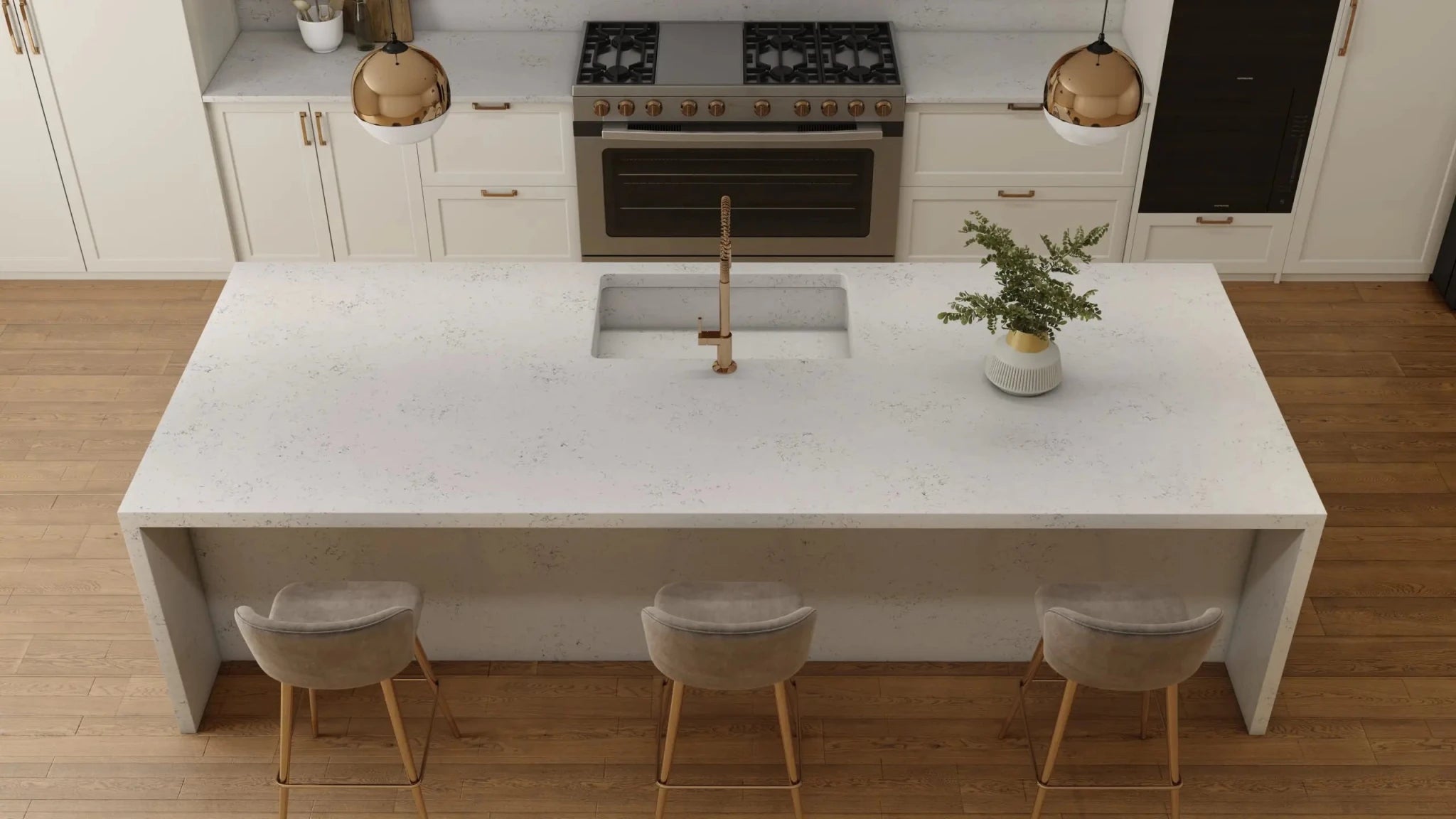 Carrara Vario Pental Quartz Architectural Surfaces - Zicana Boutique - 2