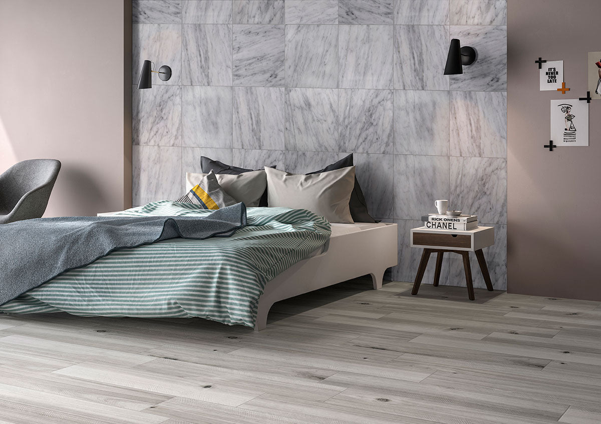 Carrara White Marble MSI Field Tiles 12" X 12" MSI - Zicana Boutique - 2