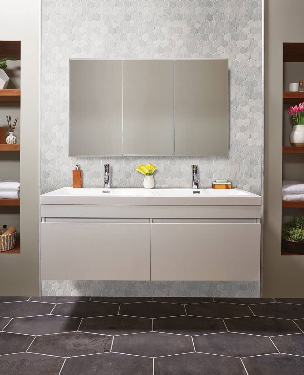 Carrara White Marble MSI Mosaic Tiles 12" X 12" 2" Hexagon Pattern MSI - Zicana Boutique - 5