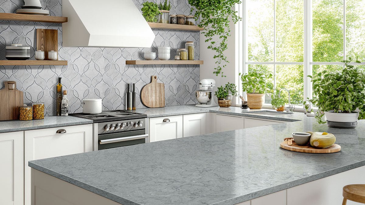 Carrara White Marble MSI Mosaic Tiles 9" X 12" Ellipsis Pattern MSI - Zicana Boutique - 4