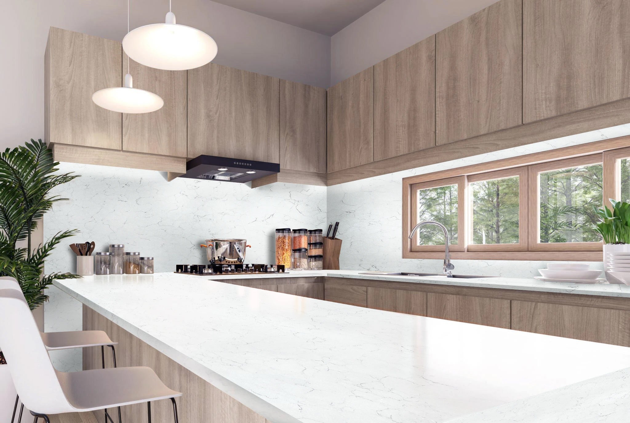 Carrera White Tessa Quartz Tessa Stones - Zicana Boutique - 2