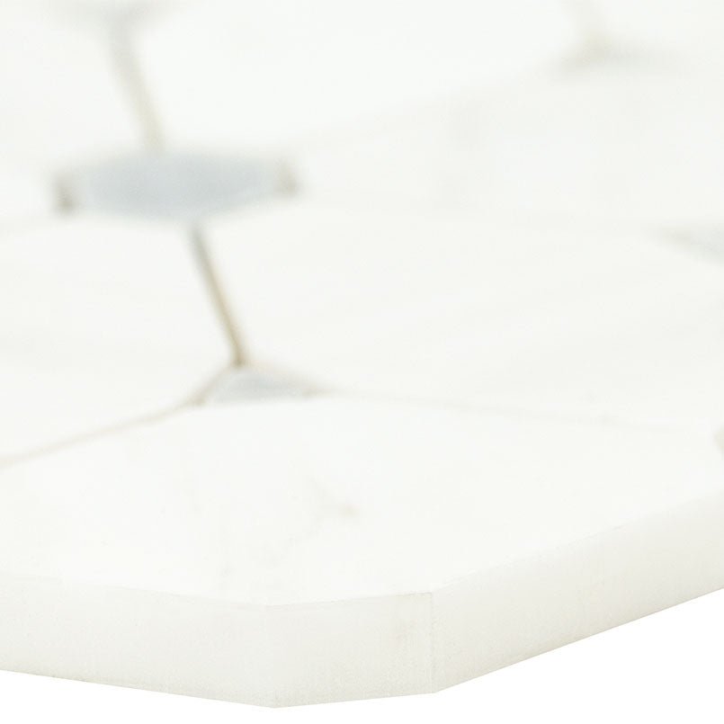 Cecily Grigio Marble MSI Mosaic Tiles 11" X 13" MSI - Zicana Boutique - 4