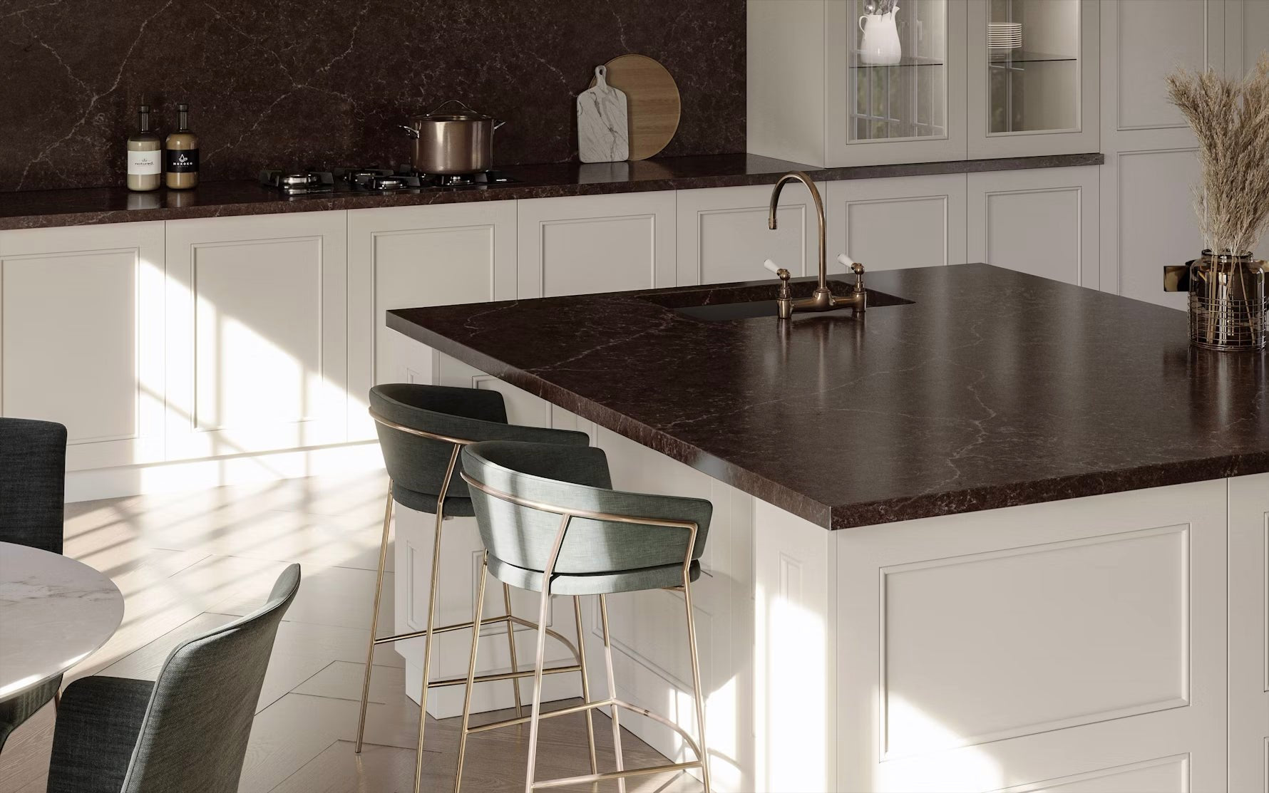 Chateau Brown Silestone Silestone - Zicana Boutique - 3