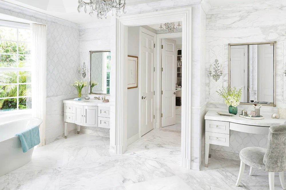 Claridges Thassos Waterjet Mosaic Zicana Boutique - Zicana Boutique - 5