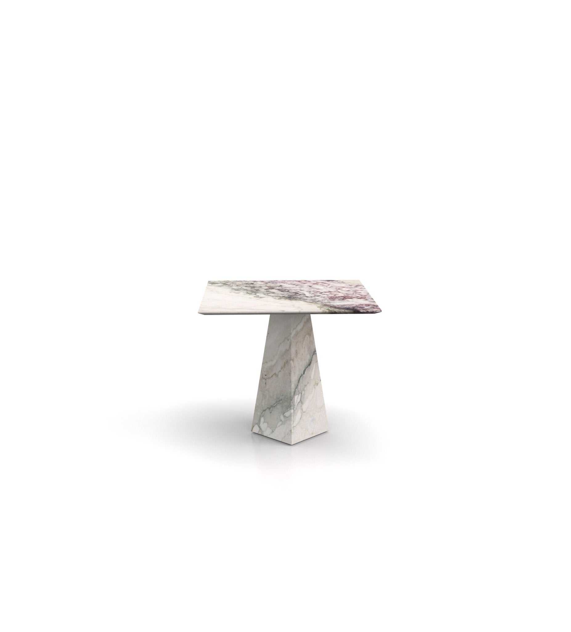 Copernico Square Side Table Marble Couture - Zicana Boutique - 7