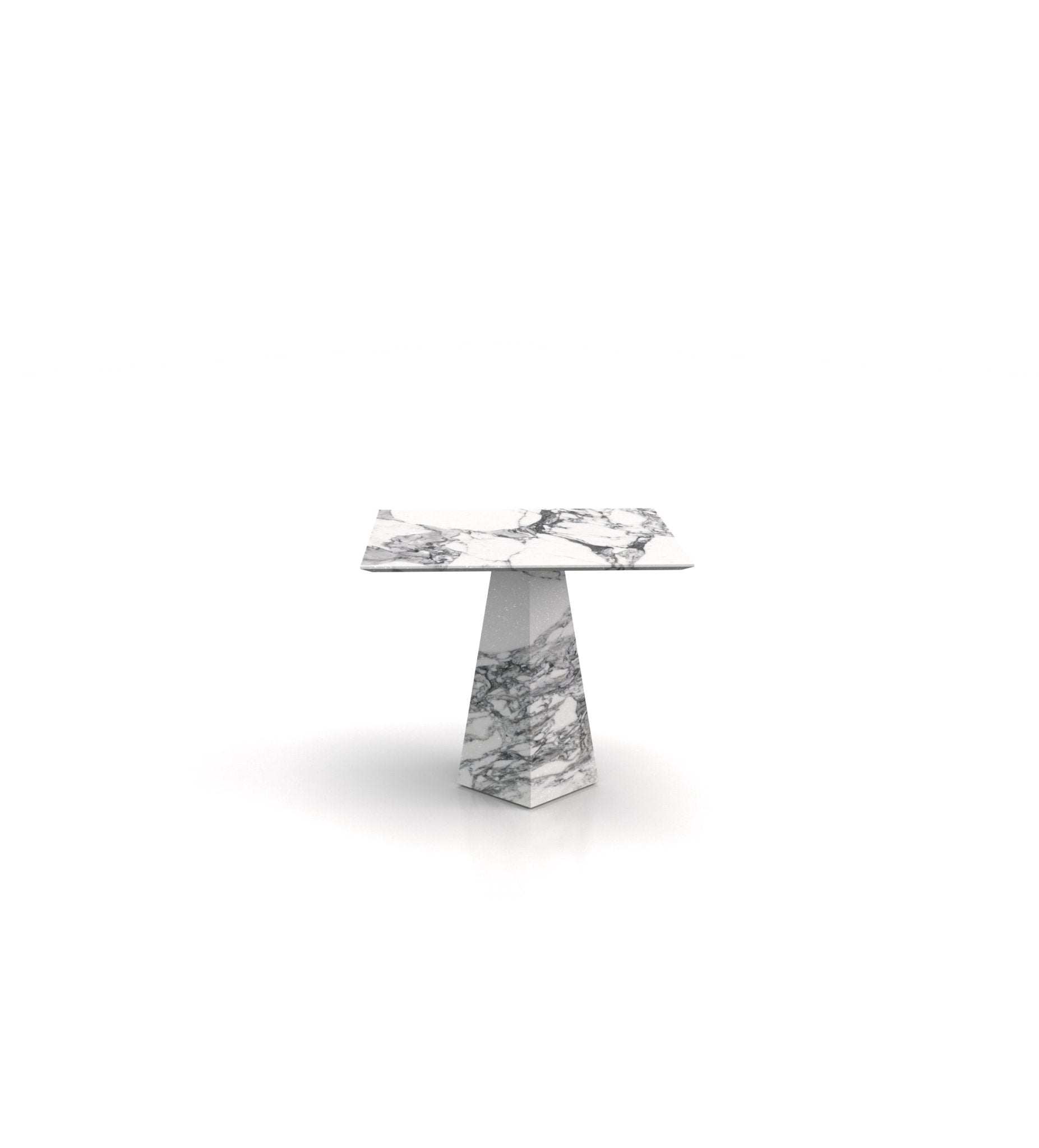Copernico Square Side Table Marble Couture - Zicana Boutique - 5