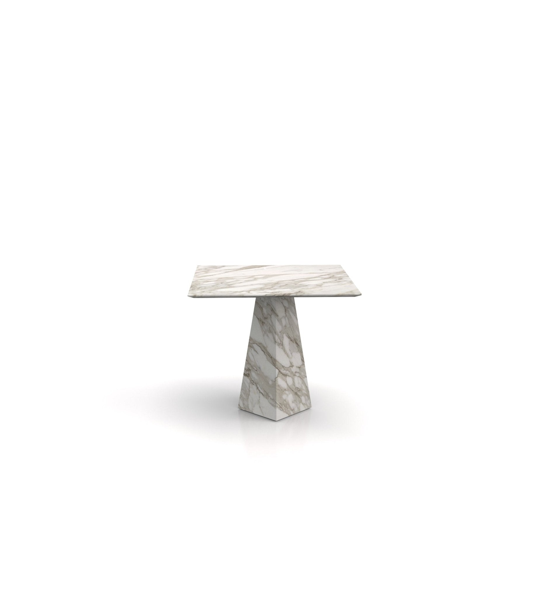 Copernico Square Side Table Marble Couture - Zicana Boutique - 6