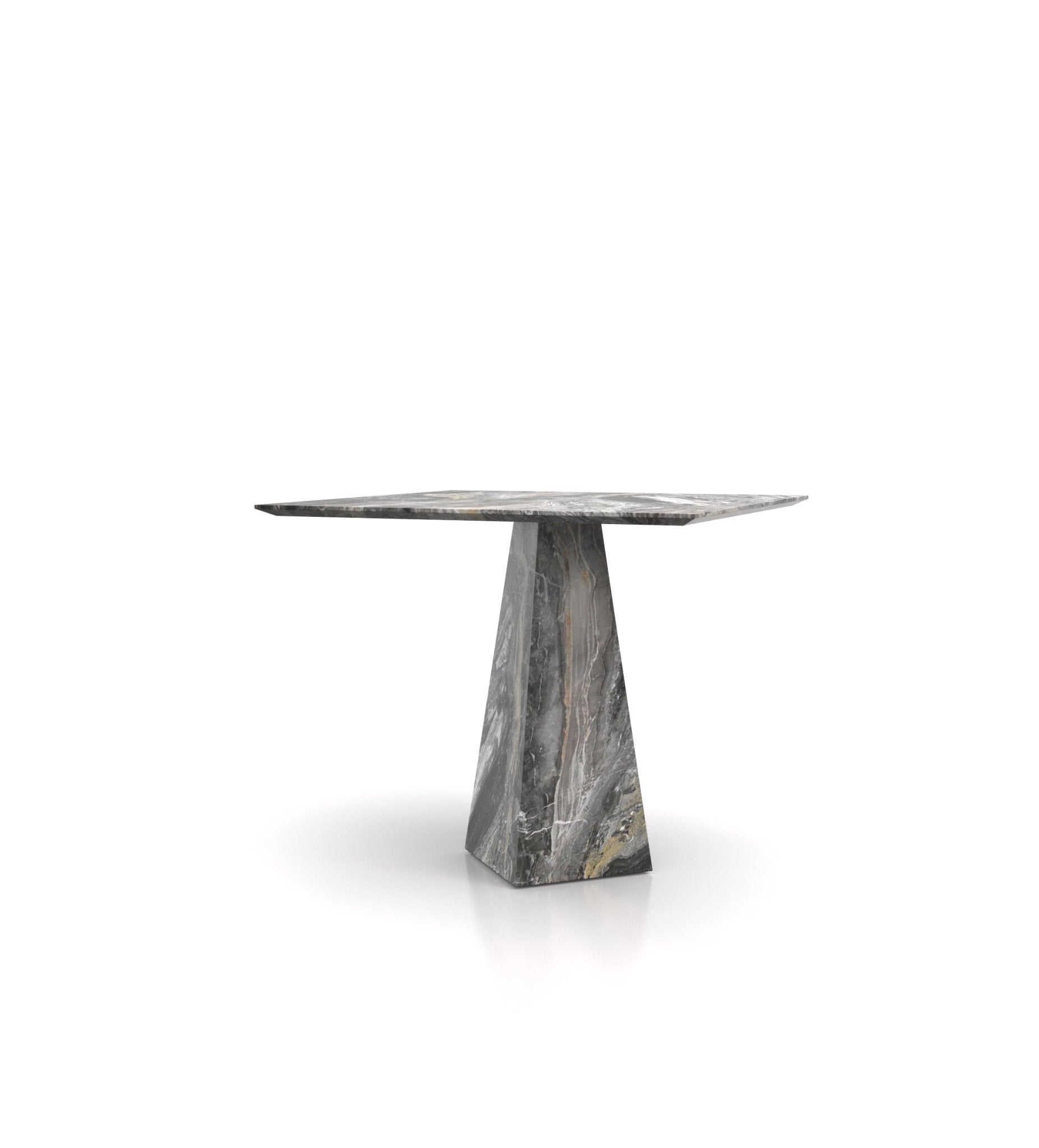 Copernico Square Side Table Marble Couture - Zicana Boutique - 2