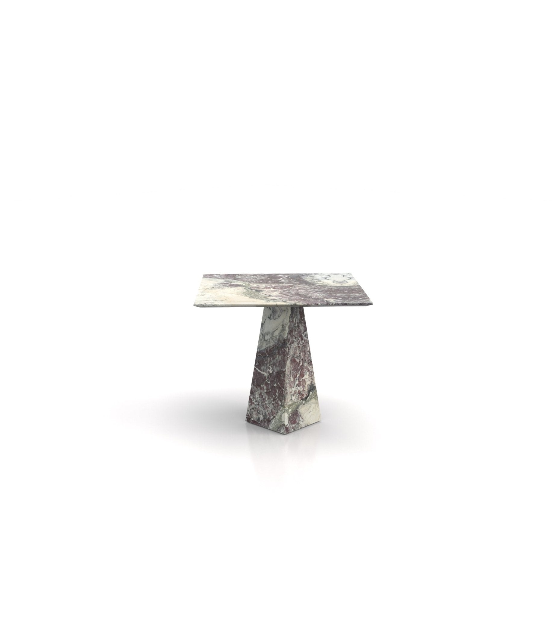 Copernico Square Side Table Marble Couture - Zicana Boutique - 12