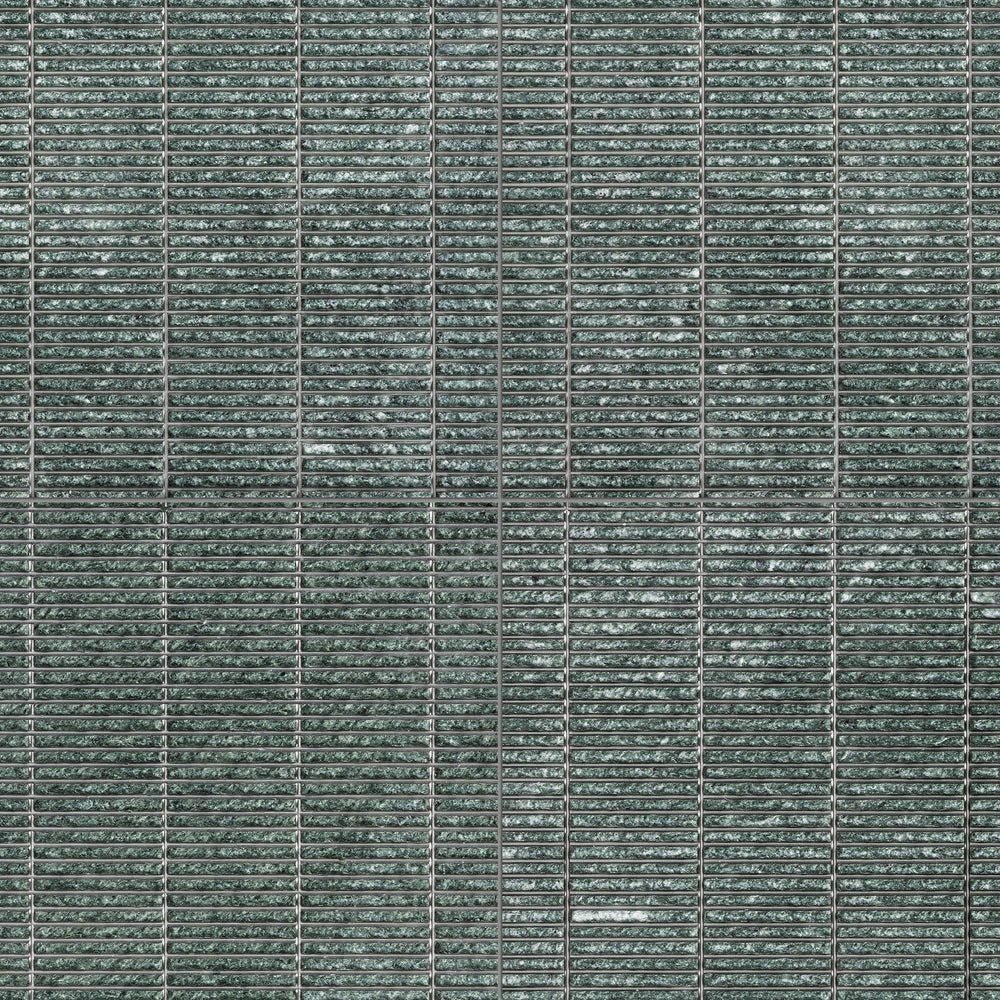 Corda Verde/silver Serpentine Decorative Tile Artistic Tile - Zicana Boutique - 3