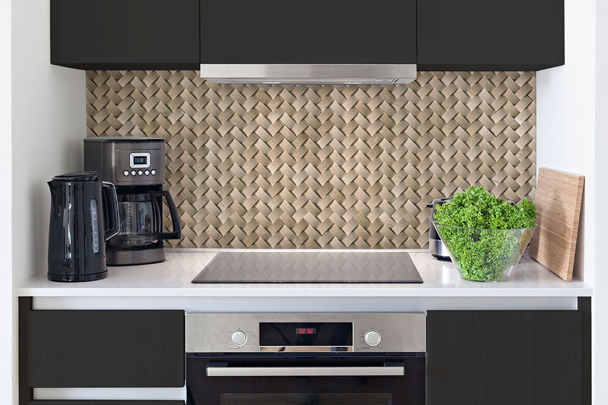 Crema Arched Marble MSI Mosaic Tiles 12" X 12" Herringbone Pattern MSI - Zicana Boutique - 6