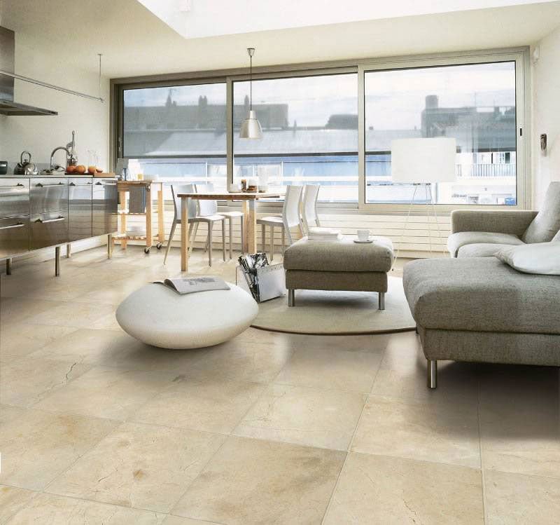 Crema Marfil Classic Marble MSI Field Tiles 12" X 12" MSI - Zicana Boutique - 3
