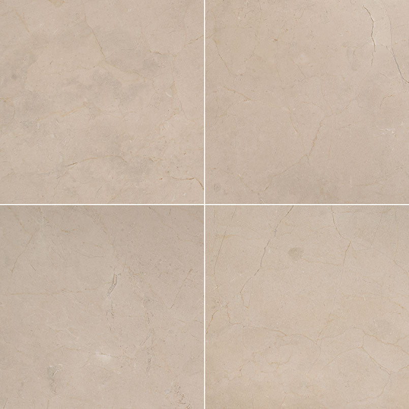 Crema Marfil Select Marble MSI Field Tiles 12" X 12" MSI - Zicana Boutique - 1
