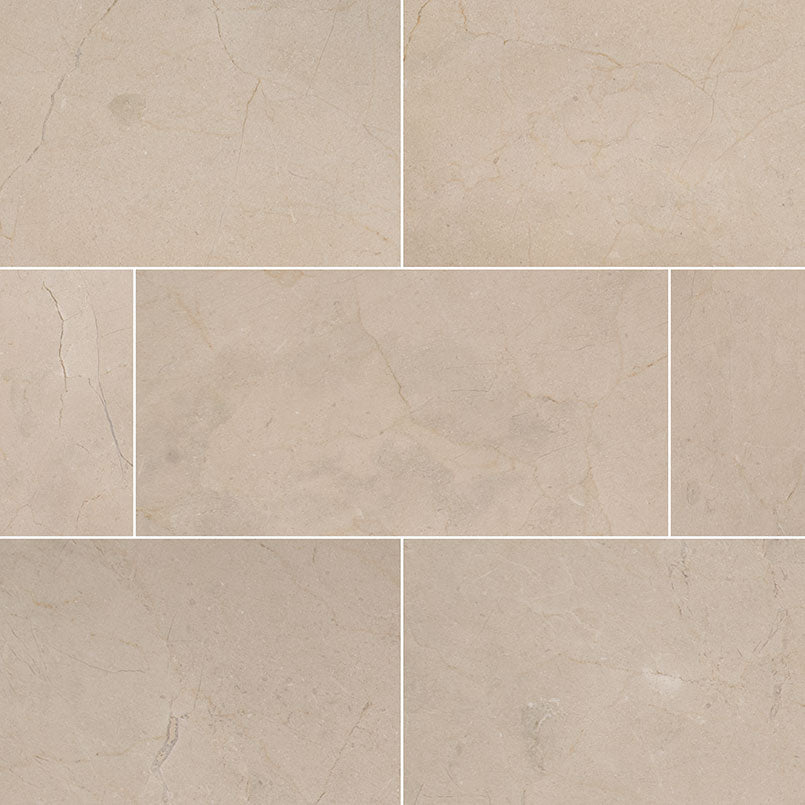 Crema Marfil Select Marble MSI Field Tiles 12" X 24" MSI - Zicana Boutique - 1