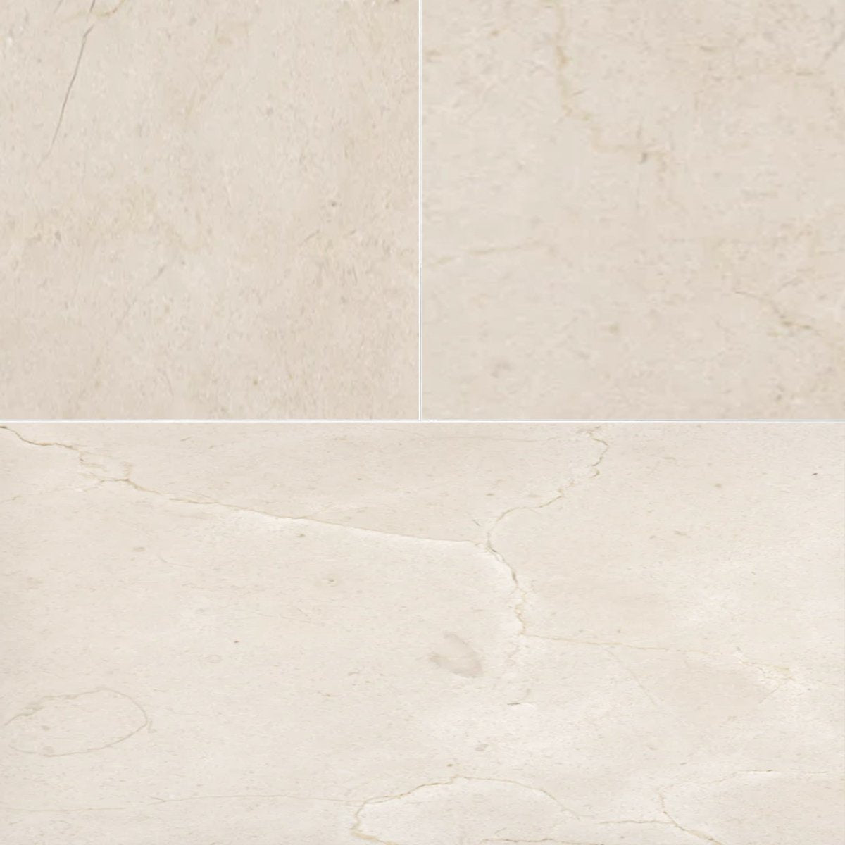 Crema Marfil Select Polished Marble Field Tile 12''x24''x3/8'' Zicana Boutique - Zicana Boutique - 1