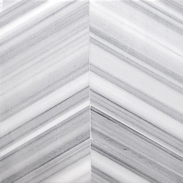 Decova Ulis Chevron Marble Waterjet Tile Zicana Boutique - Zicana Boutique - 1