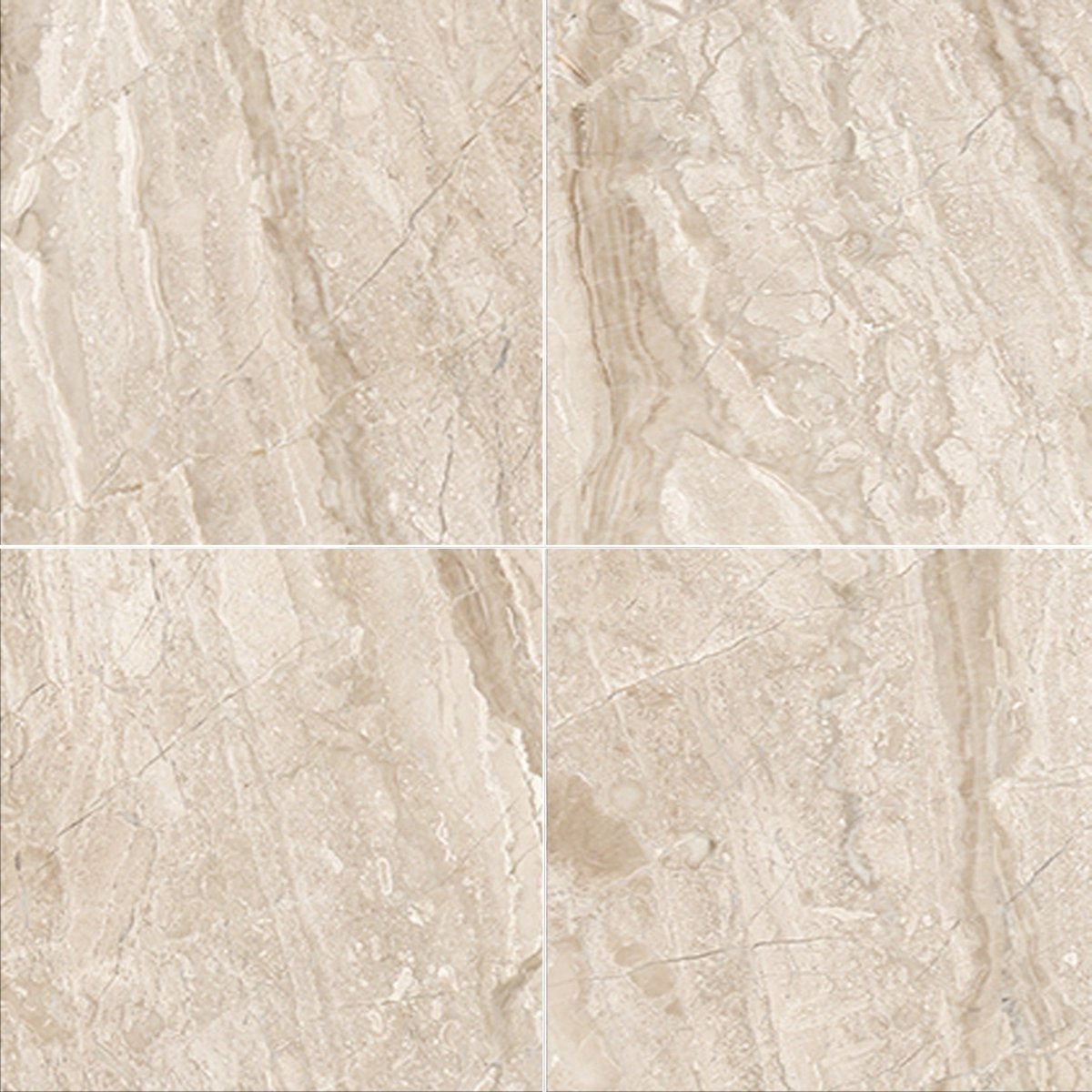 Diano Royale Polished Marble Field Tile 12''x12''x3/8'' Zicana Boutique - Zicana Boutique - 1